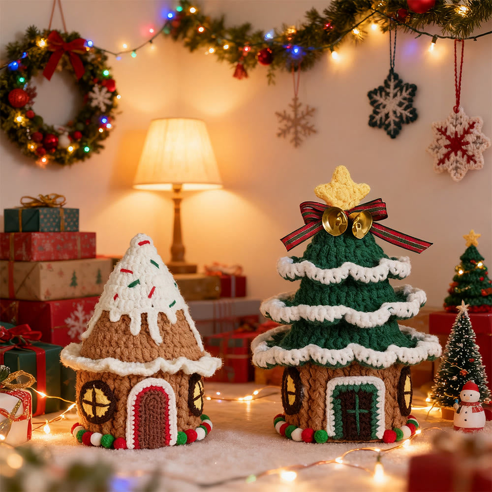 Diy Handmade Christmas Series Crochet Kit - Diy Gift For Friends | Perfect Holiday Home Decor - image 0