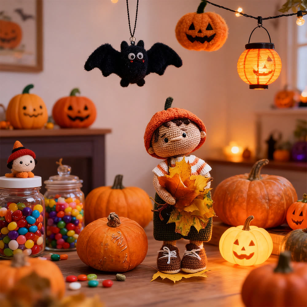 Diy Handmade Candy Boy Crochet Kit - Halloween Crocheted Doll | Nice Halloween Gift - image 2