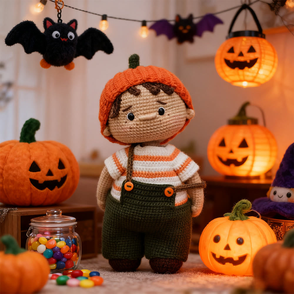 Diy Handmade Candy Boy Crochet Kit - Halloween Crocheted Doll | Nice Halloween Gift - image 3