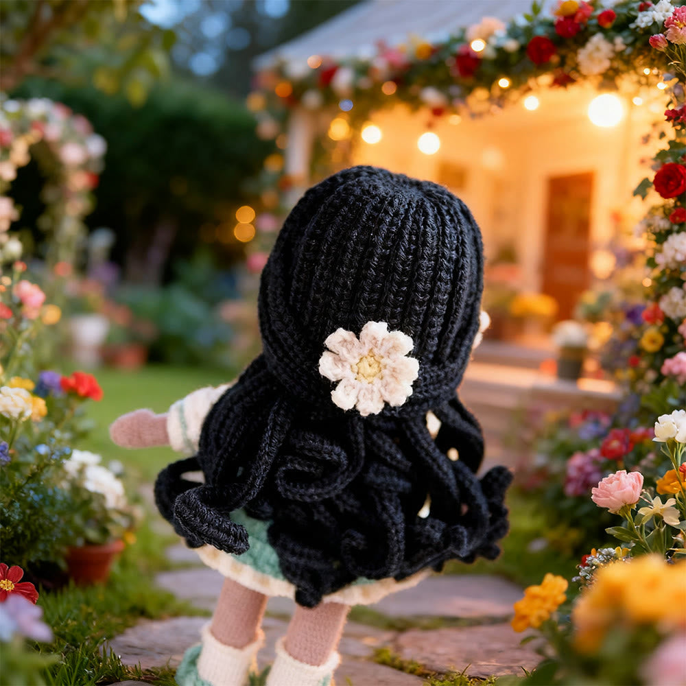 Diy Handmade Floral Girl Crochet Kit - Adorable Crocheted Doll | Birthday Craft For Her - image 5