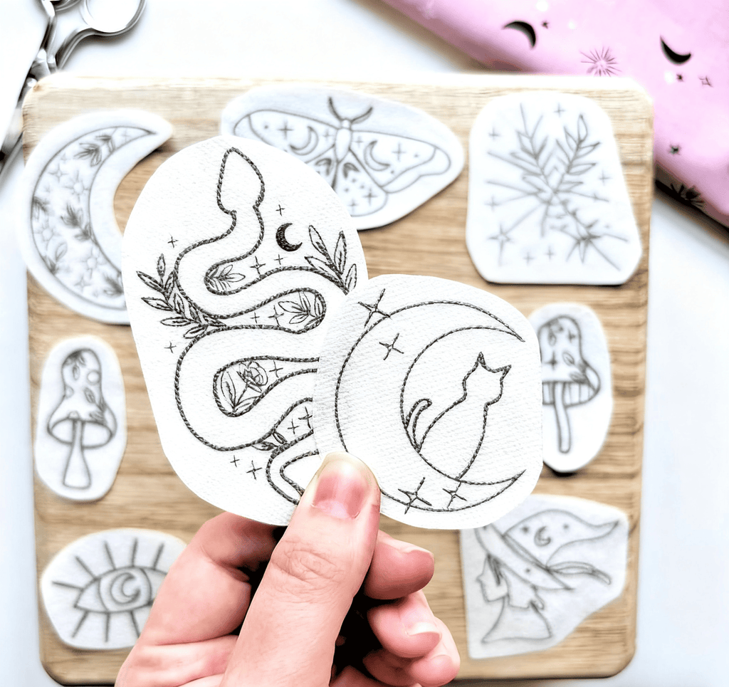 Magic Celestial Stick And Stitch Patterns | Diy Halloween Witch Designs | Perfect For Handmade Enthusiasts - image 0