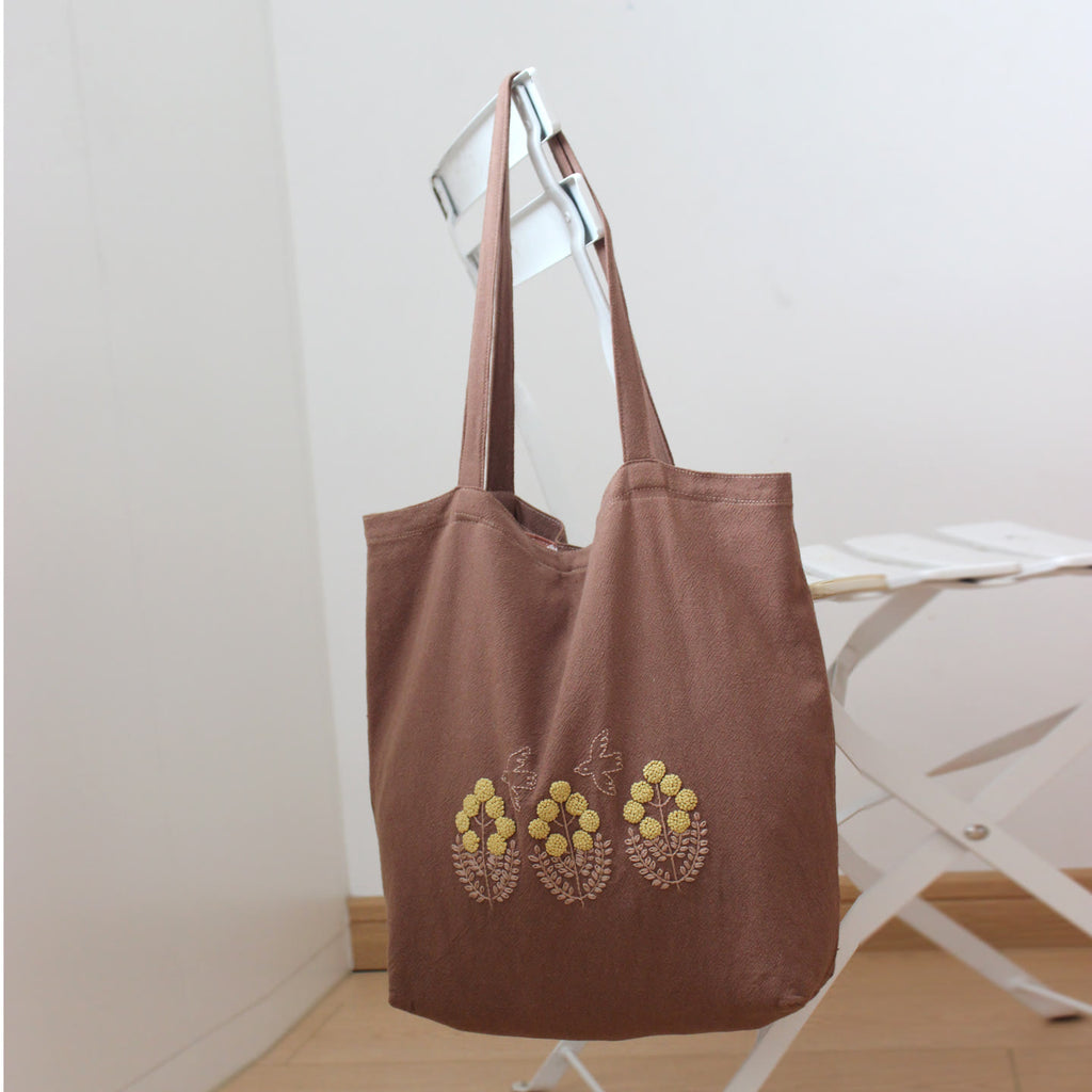 Embroidery Shoulder Bag Kits | Floral Handmade Craft | Perfect Gift For Mom - image 0