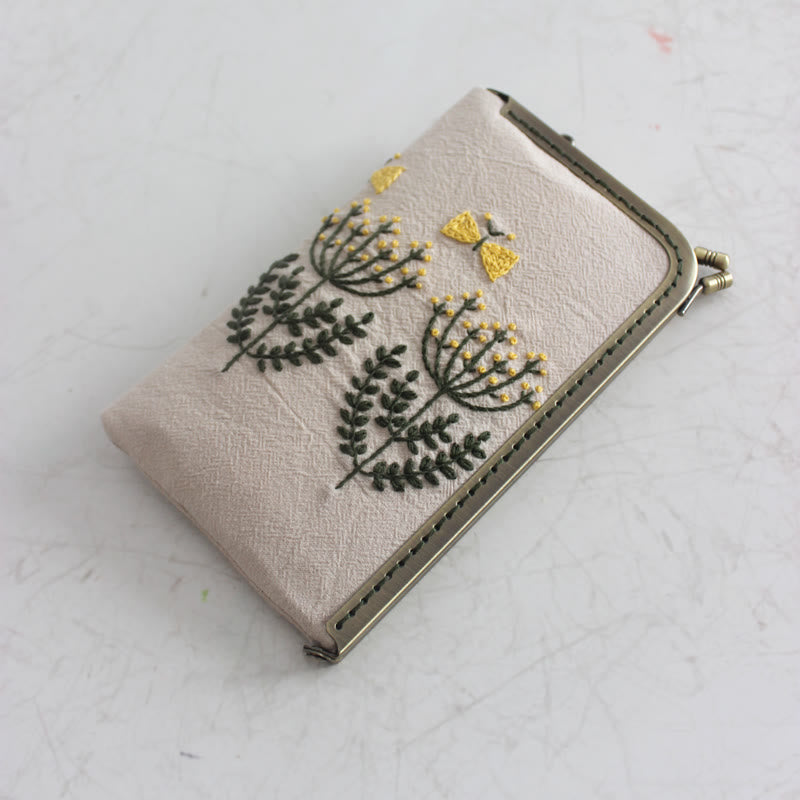 Embroidery Passport Bag Kit | Personalized Handmade Bag | Diy Travel Wallet - C - image 4