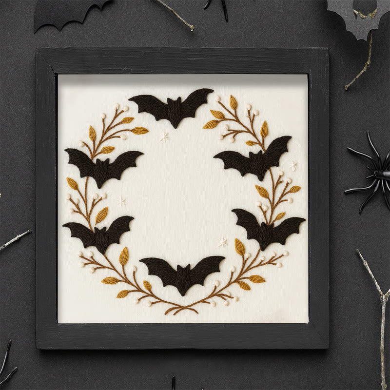 Rubbyoo Embroidery Kit - Halloween Bats | Easy Needle Craft | Perfect For Home Decor - image 9