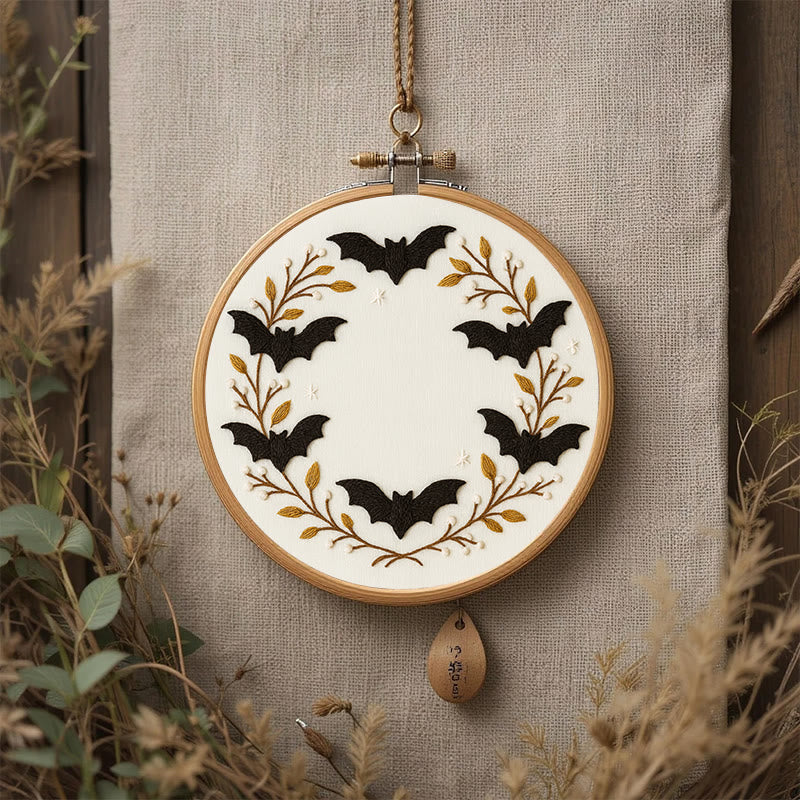 Rubbyoo Embroidery Kit - Halloween Bats | Easy Needle Craft | Perfect For Home Decor - image 5