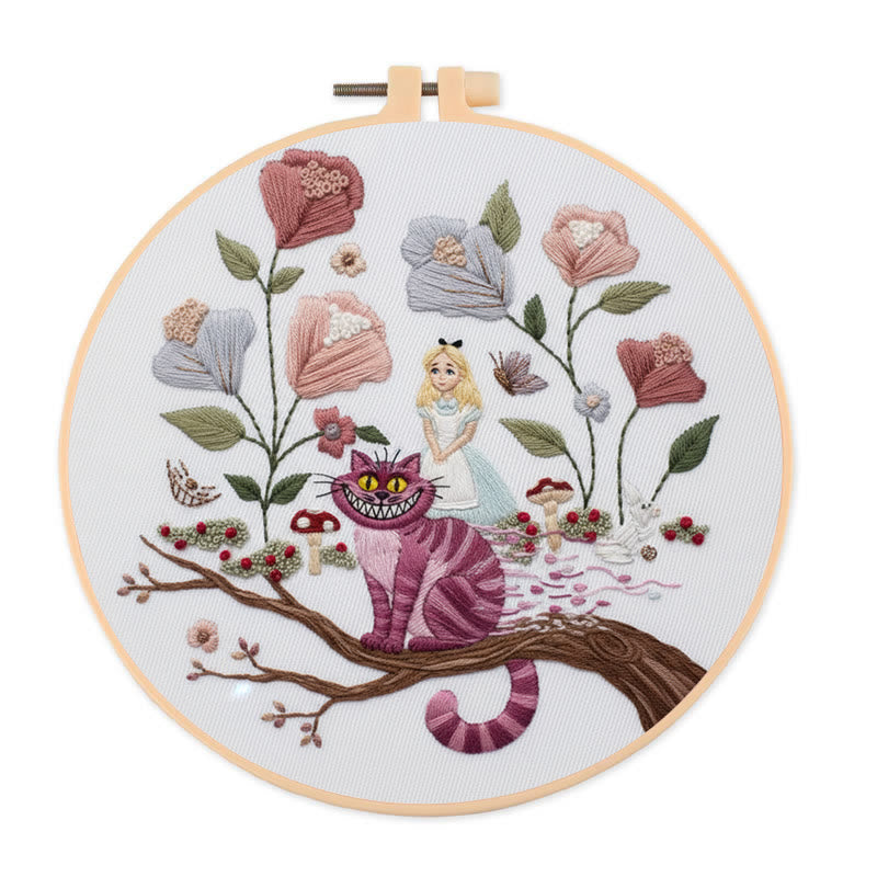 Rubbyoo Embroidery Kit - Whimsical Garden | Adorable Handmade Craft |  Diy Needle Art  - 20*20cm - image 0