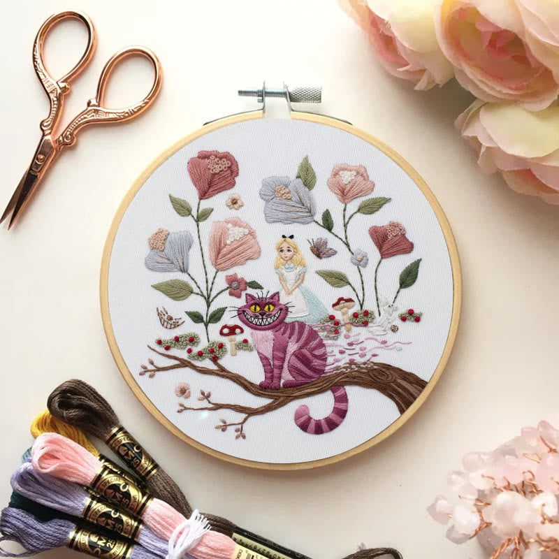 Rubbyoo Embroidery Kit - Whimsical Garden | Adorable Handmade Craft |  Diy Needle Art  - image 1