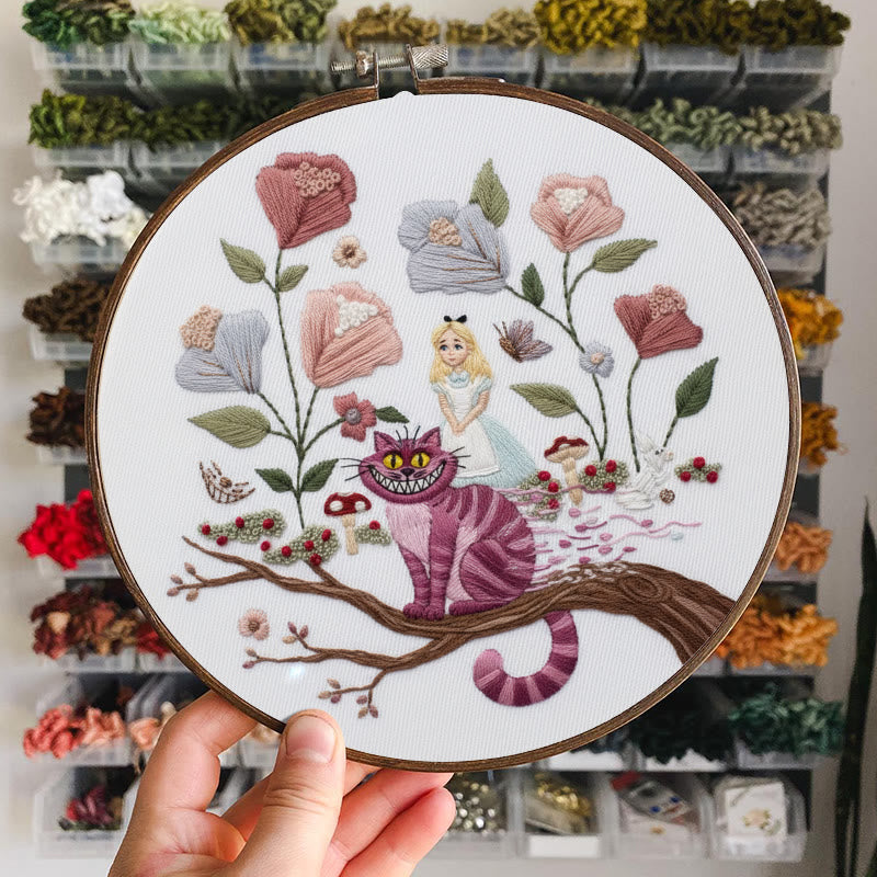 Rubbyoo Embroidery Kit - Whimsical Garden | Adorable Handmade Craft |  Diy Needle Art  - image 3