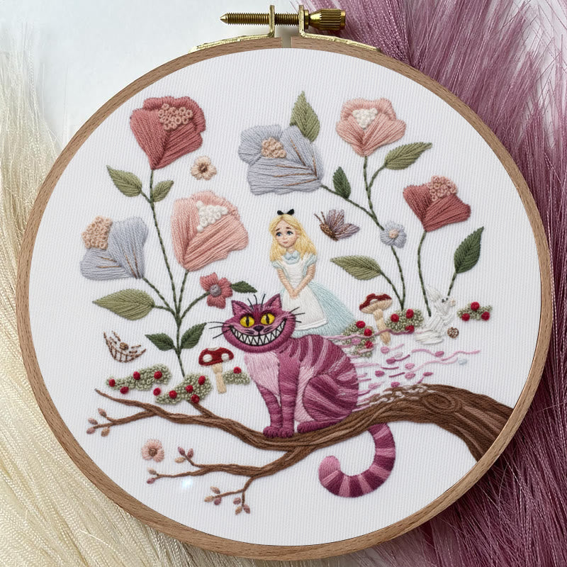 Rubbyoo Embroidery Kit - Whimsical Garden | Adorable Handmade Craft |  Diy Needle Art  - image 2
