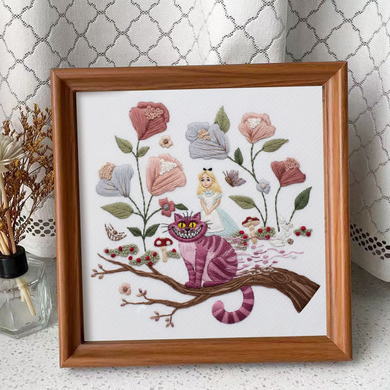 Rubbyoo Embroidery Kit - Whimsical Garden | Adorable Handmade Craft |  Diy Needle Art  - Embroidery Kit Plus An Extra Frame - image 7