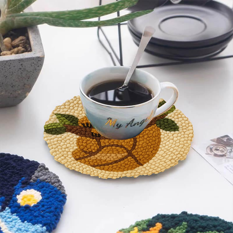 Climbing Sloth Punch Needle Kit - Adorable Animal Craft | Diy Desk Decor - image 9