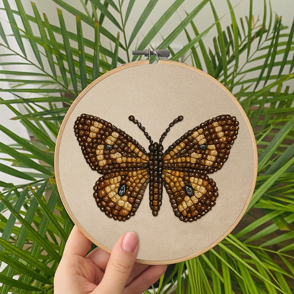 Rubbyoo Bead Embroidery Kit - Aesthetic Butterfly | Handmade Insect Craft  | Diy Birthday Gift Ideas  - image 4