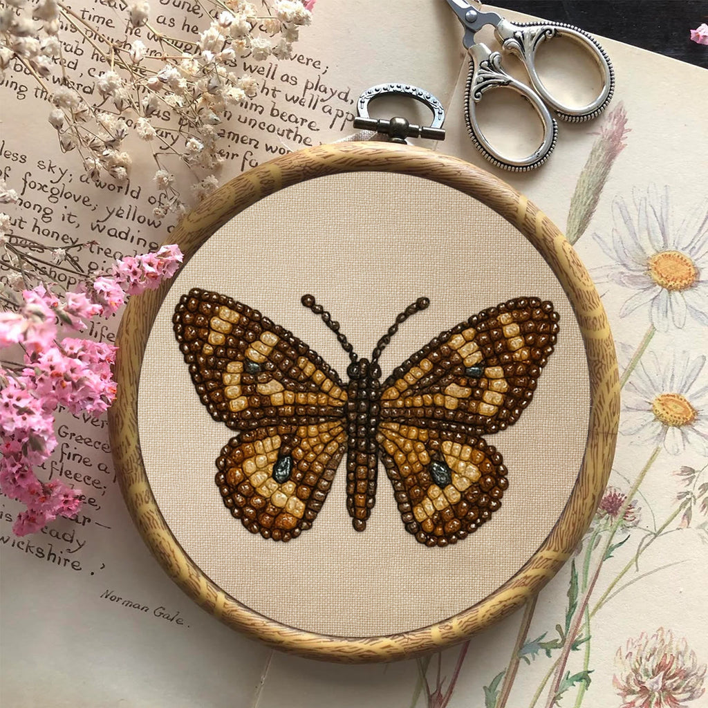 Rubbyoo Bead Embroidery Kit - Aesthetic Butterfly | Handmade Insect Craft  | Diy Birthday Gift Ideas  - image 5