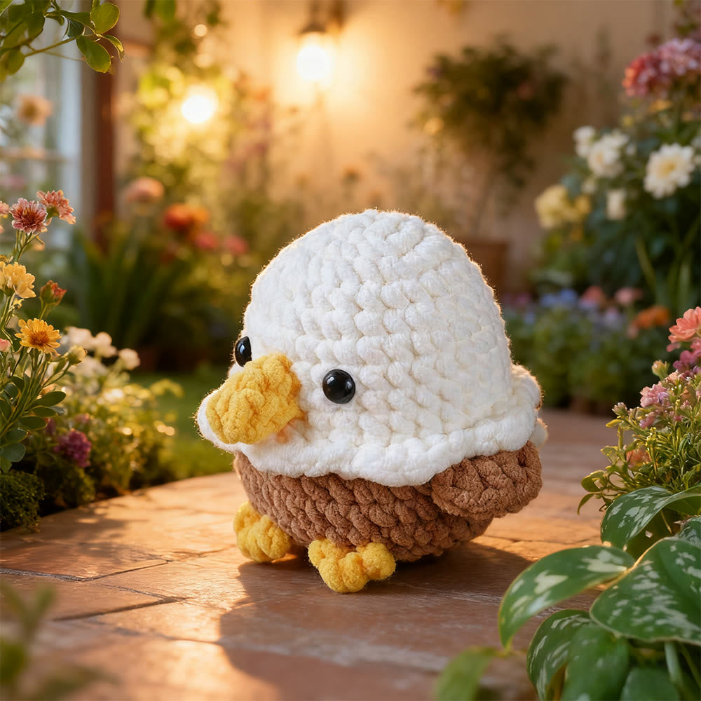 Diy Handmade Little Eagle Crochet Kit - Unique Crocheted Toy | Nice Craft For Friend - image 2