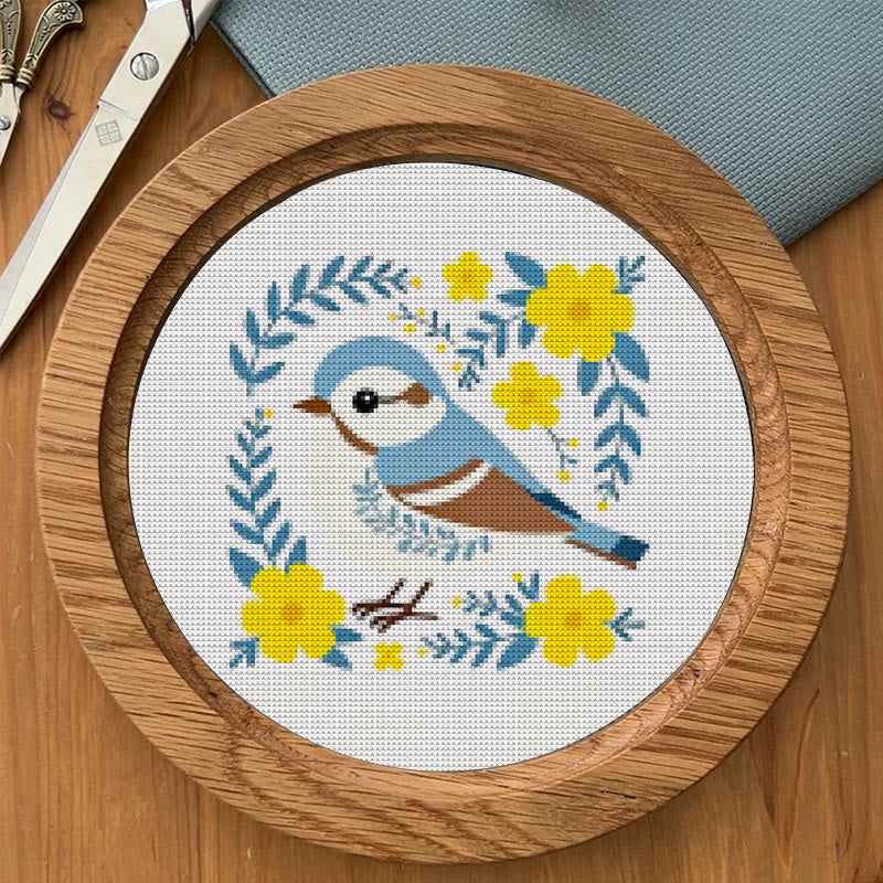  Cross Stitch Kit - Floral Bluebird | Charming Animal Art | Easy Stitching Craft - image 6