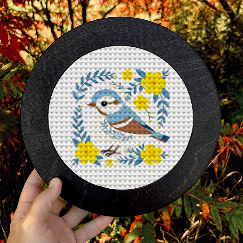  Cross Stitch Kit - Floral Bluebird | Charming Animal Art | Easy Stitching Craft - image 5