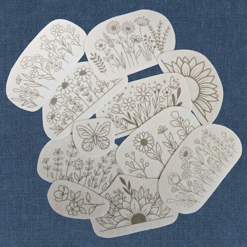  Charming Wildflower Stick And Stitch Patterns | Diy Clothes Decorative Stitch | Perfect Needle Gift For Crafter - image 2