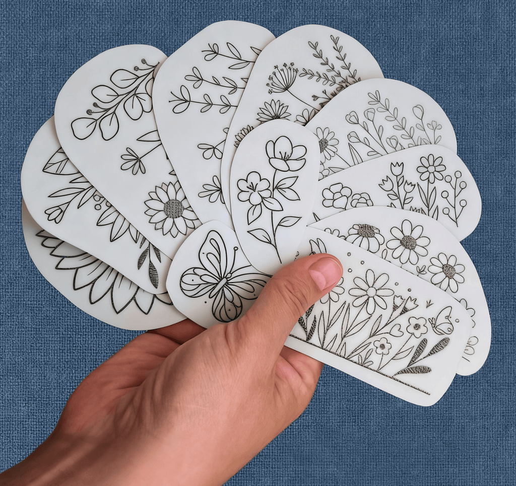  Charming Wildflower Stick And Stitch Patterns | Diy Clothes Decorative Stitch | Perfect Needle Gift For Crafter - image 0