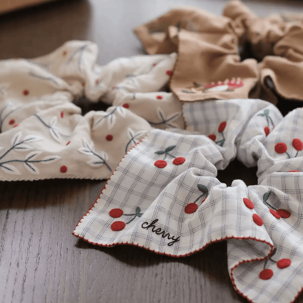 Embroidery Square Scrunchie Kit | Handmade Hair Accessories |  Personalized Gift For Her - image 2