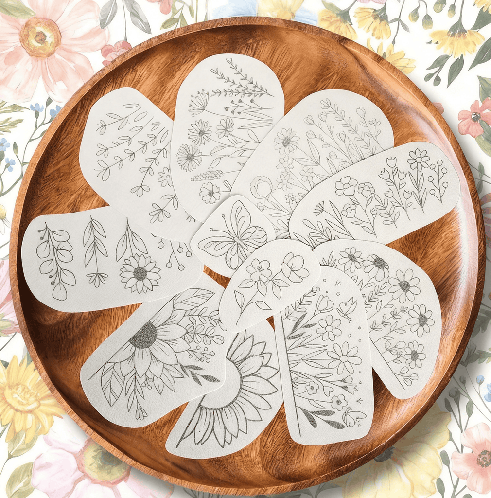  Charming Wildflower Stick And Stitch Patterns | Diy Clothes Decorative Stitch | Perfect Needle Gift For Crafter - image 1