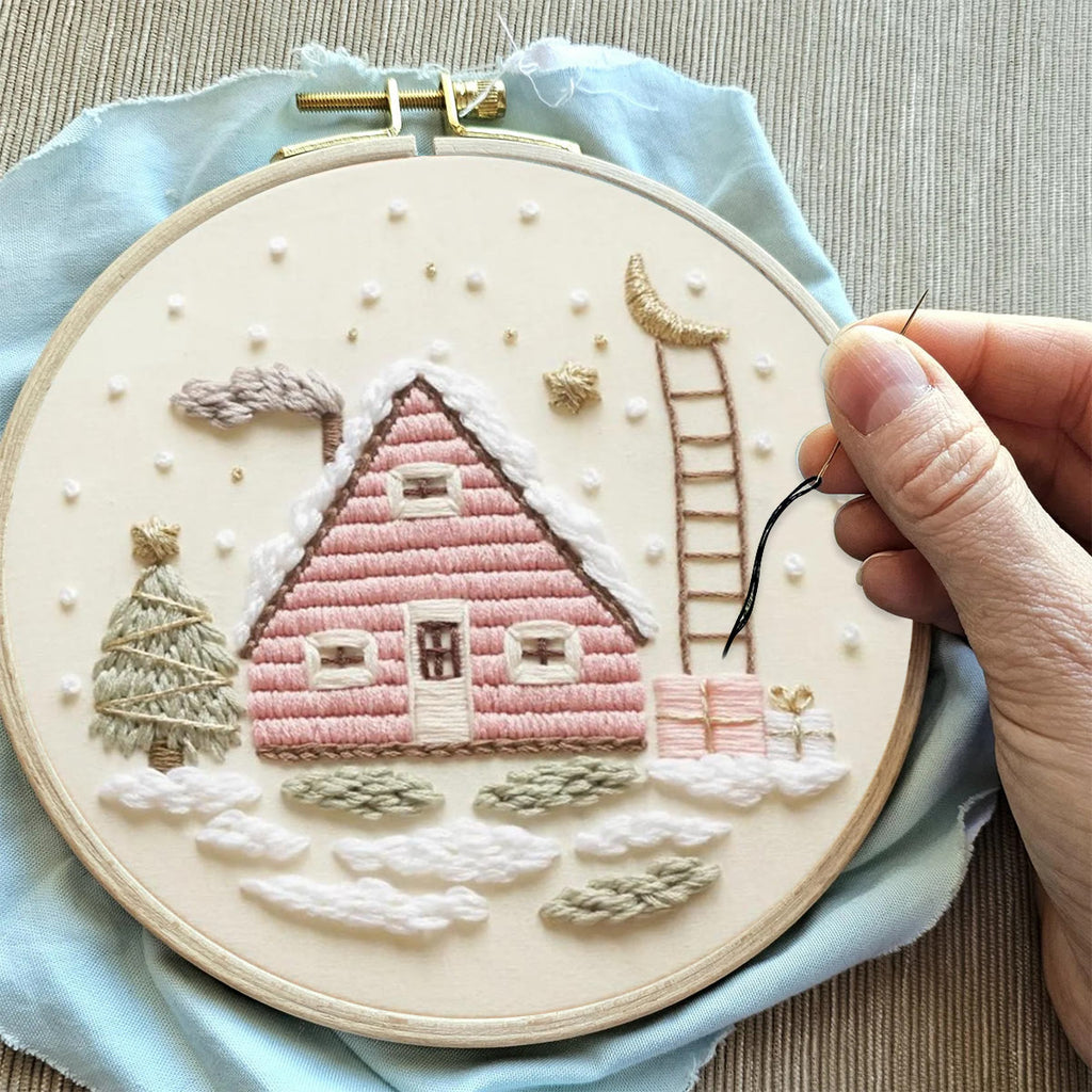 Rubbyoo Embroidery Kit - Christmas Eve | Diy Beginner Project | Christmas Decorative Craft  - image 2