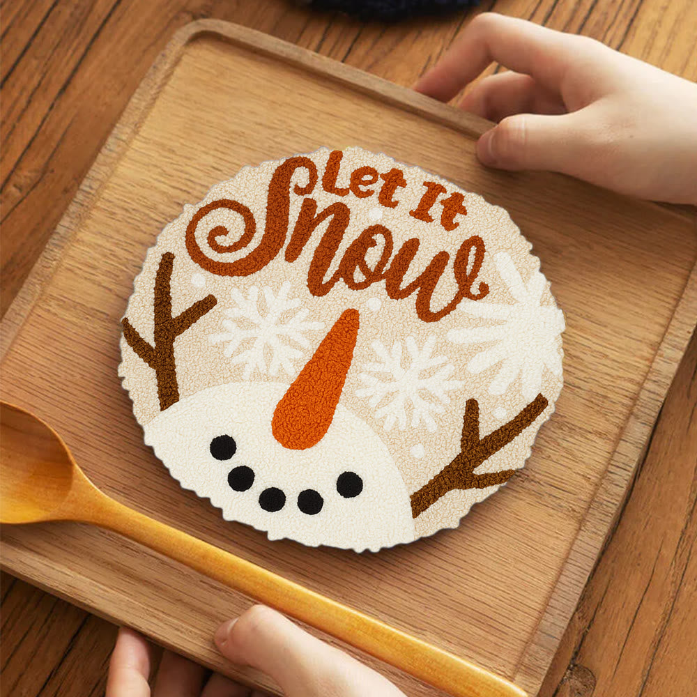 Let It Snow Punch Needle Kit - Diy Winter Handicraft | Perfect Christmas Hanging Art - image 11