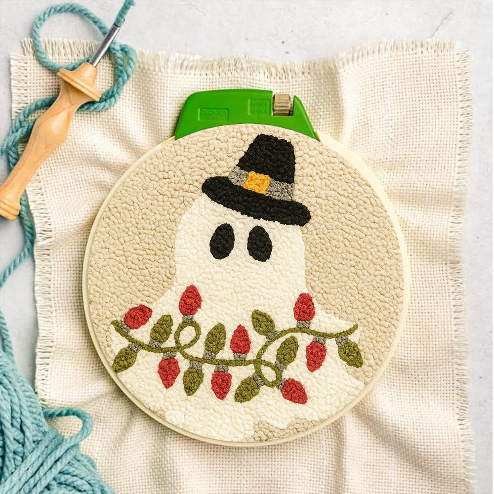 Mysterious Ghost Punch Needle Kit - Unique Christmas Craft | Nice Home Decor - image 6