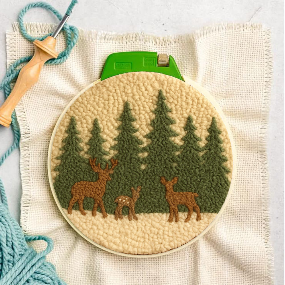 Mystic Forest Punch Needle Kit - Unique Handmade Craft | Perfect For Living Room Decor - image 4