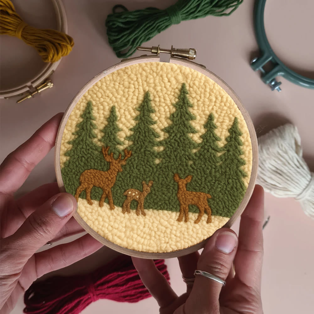 Mystic Forest Punch Needle Kit - Unique Handmade Craft | Perfect For Living Room Decor - image 7
