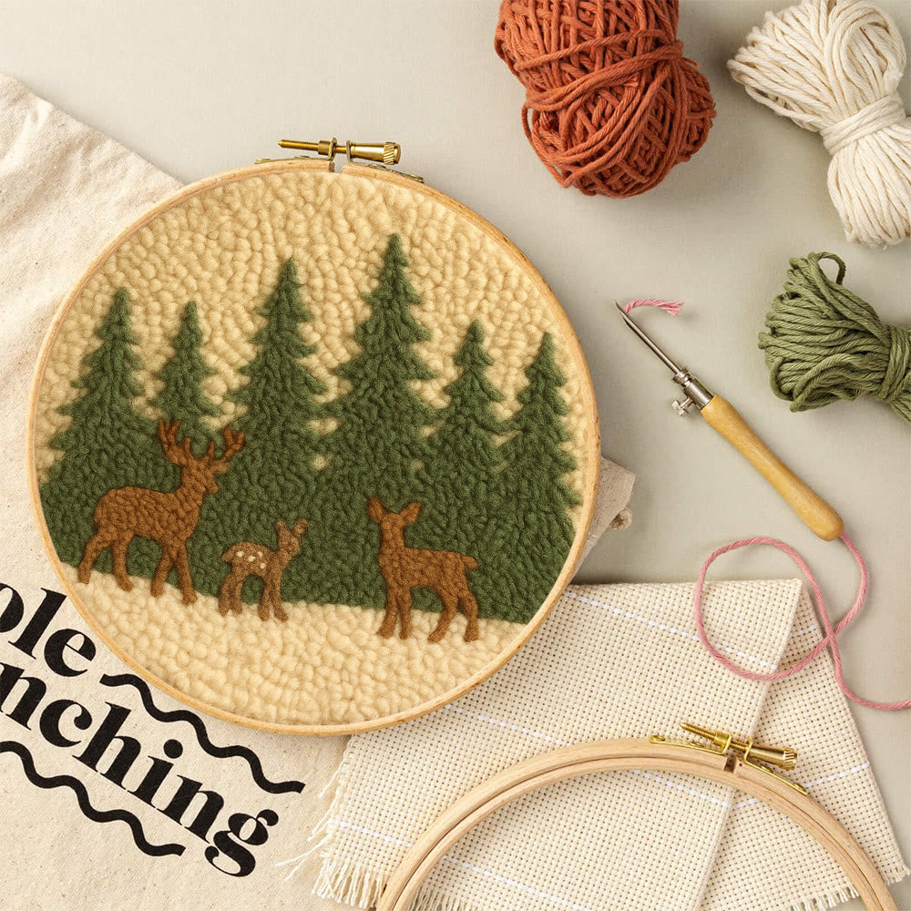 Mystic Forest Punch Needle Kit - Unique Handmade Craft | Perfect For Living Room Decor - image 3