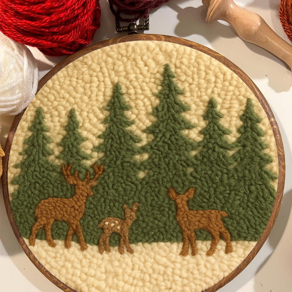 Mystic Forest Punch Needle Kit - Unique Handmade Craft | Perfect For Living Room Decor - image 1