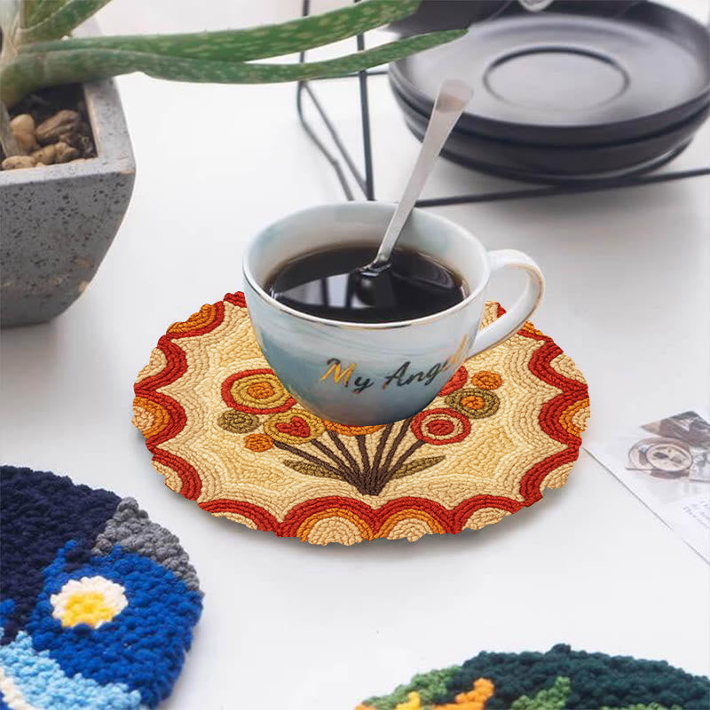  Little Bee Punch Needle Kit - Diy Needlework For Beginner | Unique Wall Hanging  - image 9