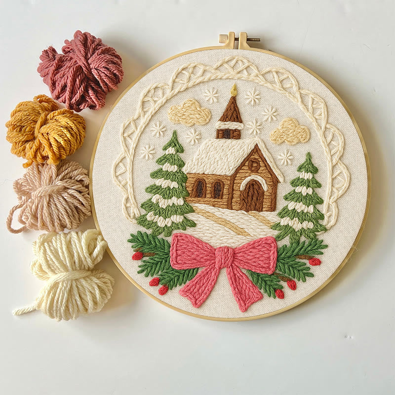 Warm House Punch Needle Kit - Unique Christmas Handicraft | Perfect Gift For Friend - image 8