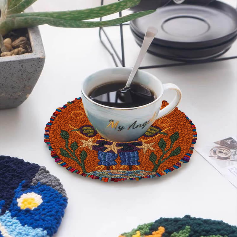 Pumpkin Scarecrow Punch Needle Kit - Creative Holiday Craft | Nice Gift For Home Decor - image 10