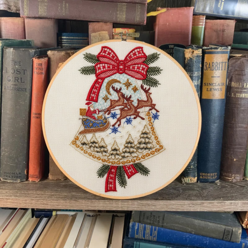 Rubbyoo Embroidery Kit - Christmas Bell | Diy Christmas Tree Hanging | Unique Holiday Decoration - image 7