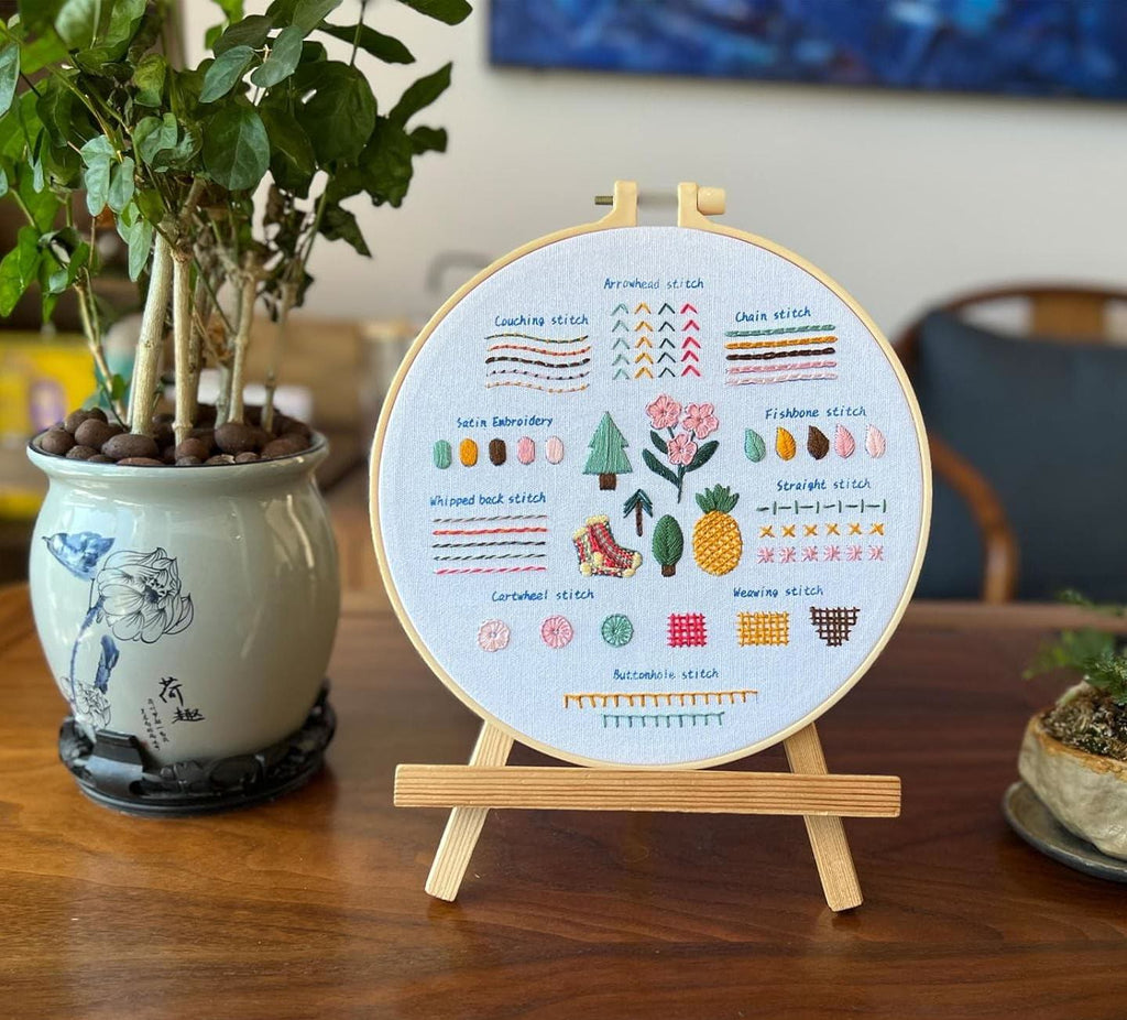 Rubbyoo 3-piece Embroidery Starter Kit - Handmade Beginner Stitch Practice | Diy Simple Needle Craft  - image 3