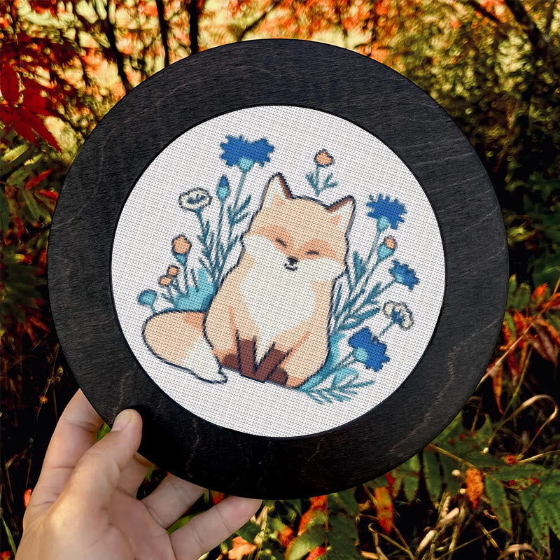  Cross Stitch Kit - Lovely Fox | Diy Animal Needlework | Perfect Craft For Decoration - image 9