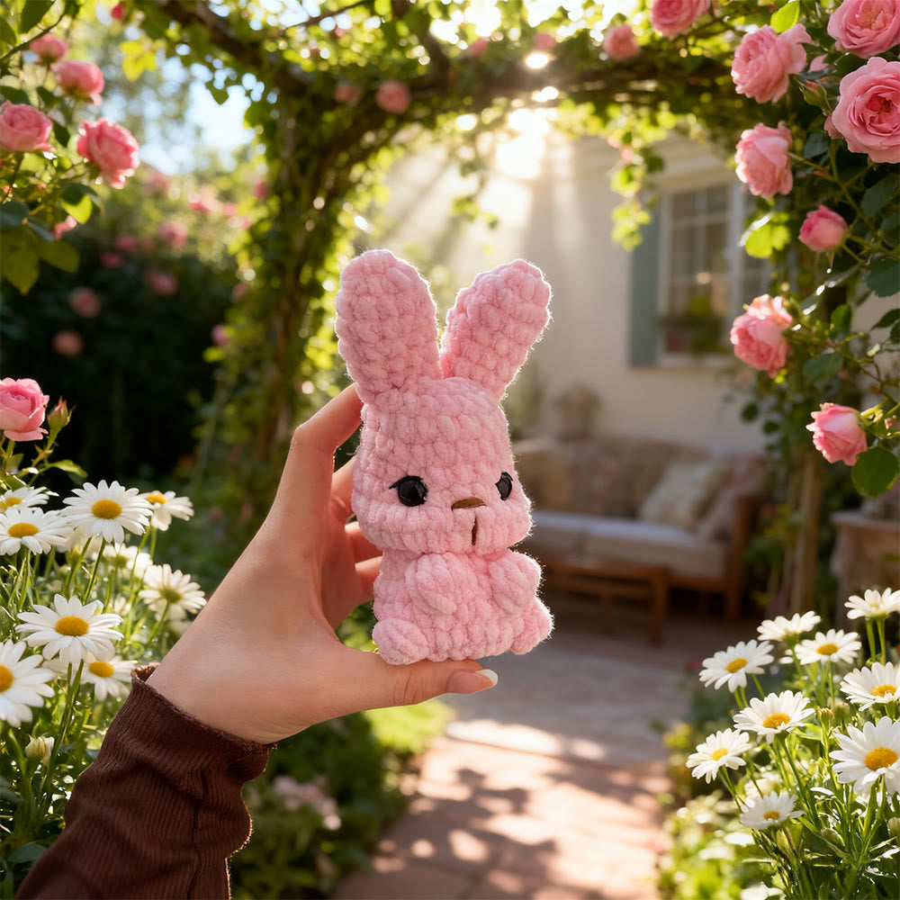 Diy Handmade Cutest Bunny Crochet Kit -  Diy Holiday Yarn Craft | Perfect Gift For Rabbit Lover - image 1