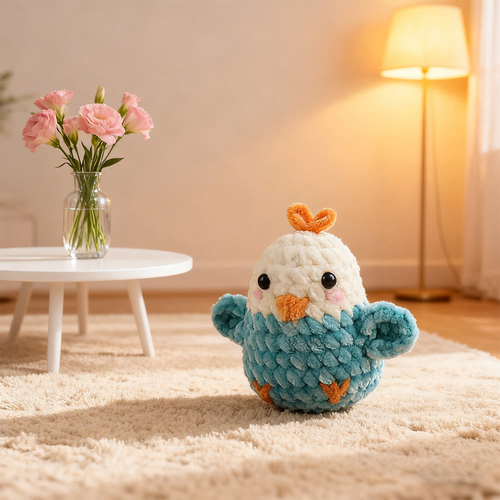Diy Handmade Little Birds Series Crochet Kit - Cute Animal Yarn Craft | Creative Home Ornament  - image 3