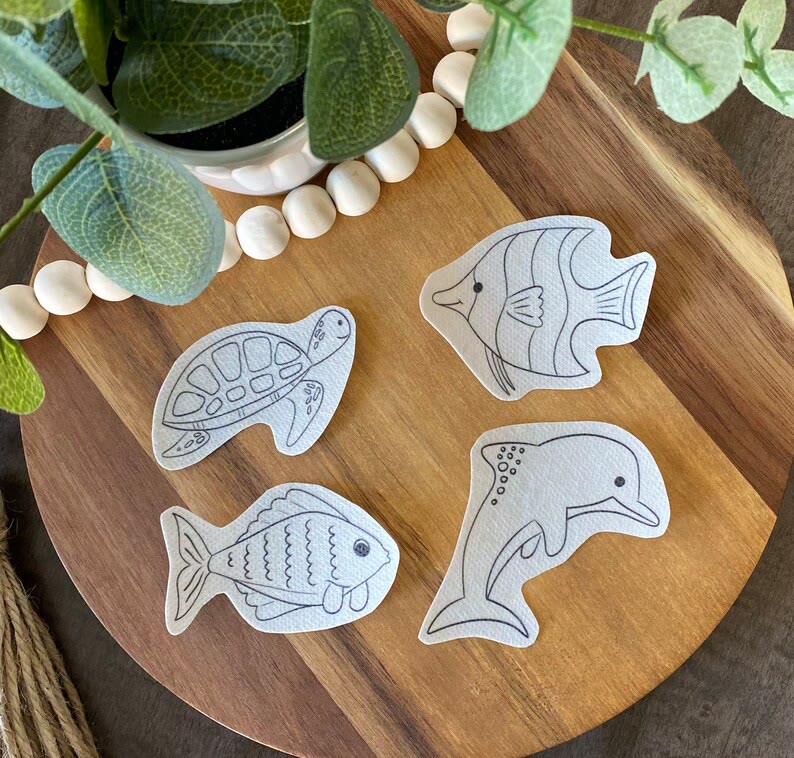 Christmas Stick And Stitch Patterns | Diy Marine Animals Stick | Perfect For Various Cloth Creation  - image 3