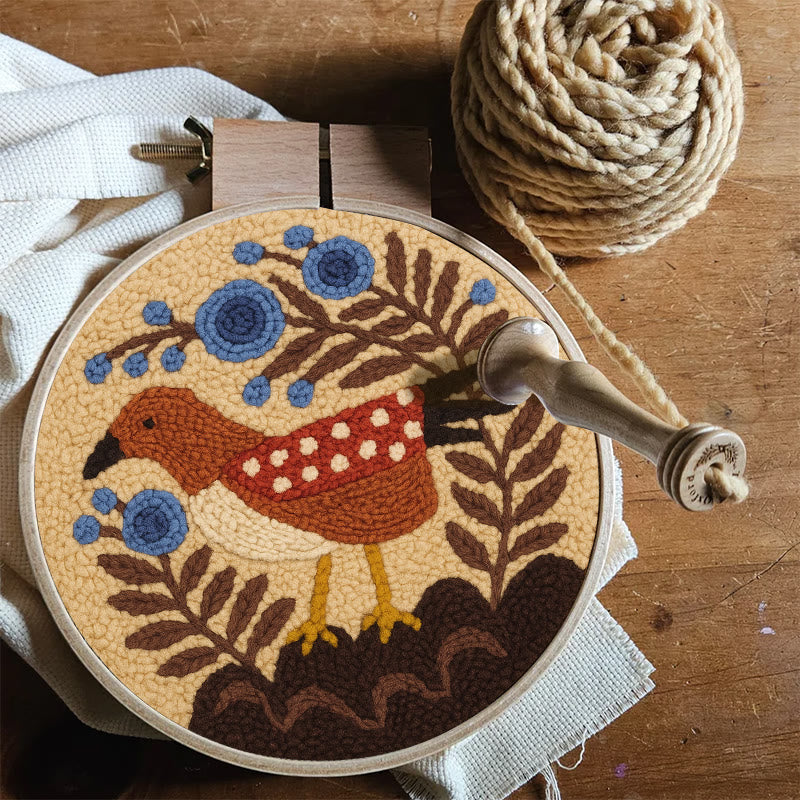 Little Turtledove Punch Needle Kit - Unique Bird Art | Perfect Craft For Beginner - image 4