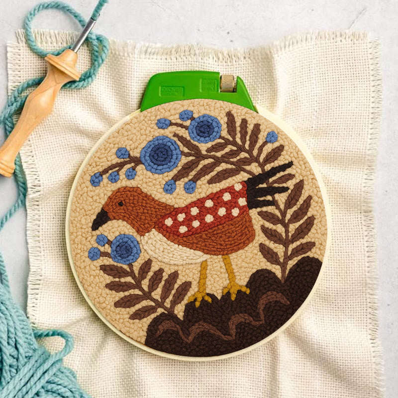 Little Turtledove Punch Needle Kit - Unique Bird Art | Perfect Craft For Beginner - image 3