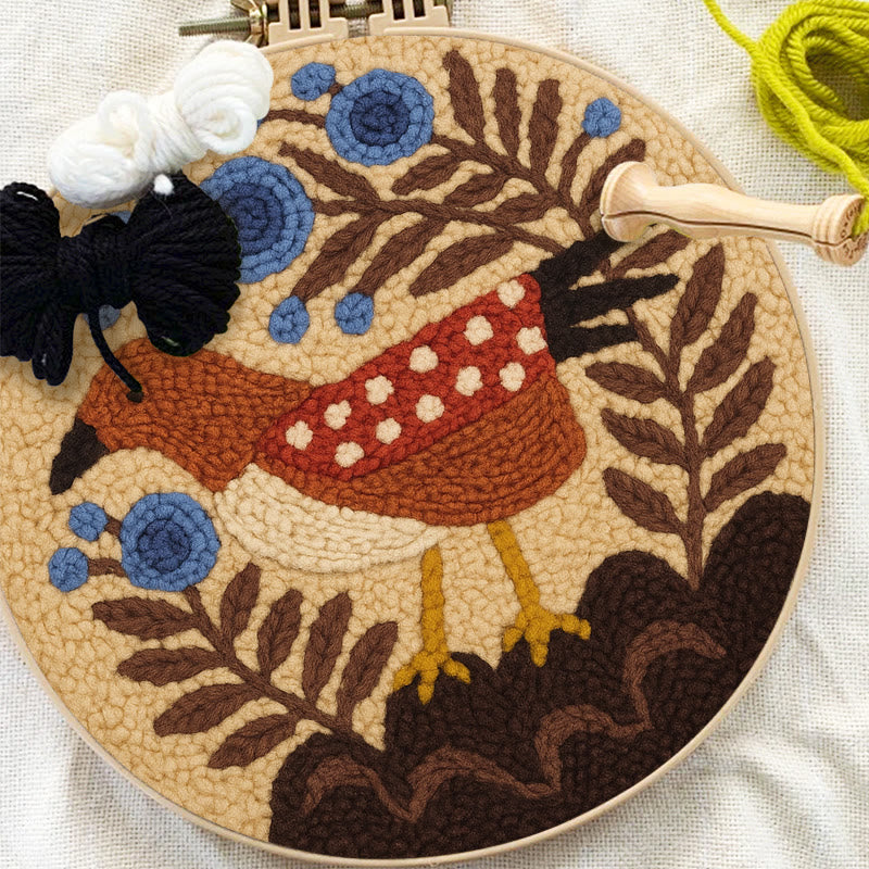 Little Turtledove Punch Needle Kit - Unique Bird Art | Perfect Craft For Beginner - image 7