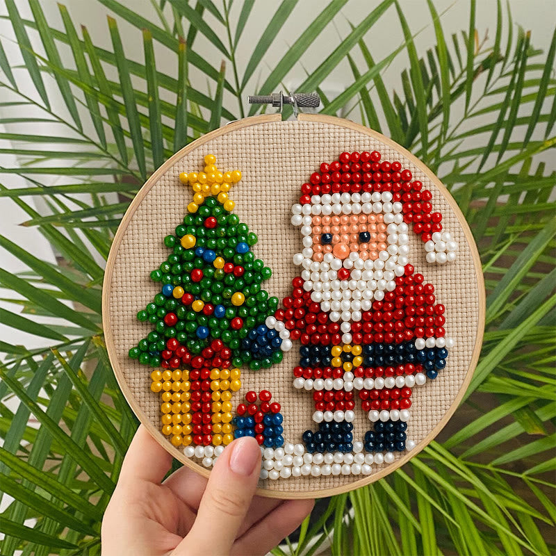 Rubbyoo Bead Embroidery Kit - Marry Christmas | Holiday Diy Artwork | Nice For Home Decor - image 7