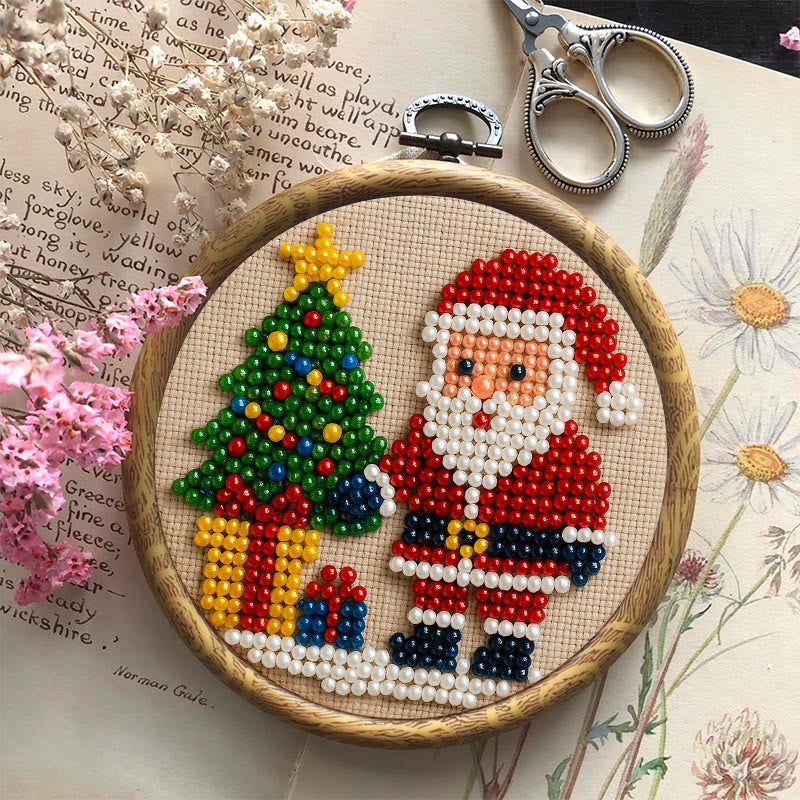 Rubbyoo Bead Embroidery Kit - Marry Christmas | Holiday Diy Artwork | Nice For Home Decor - image 9