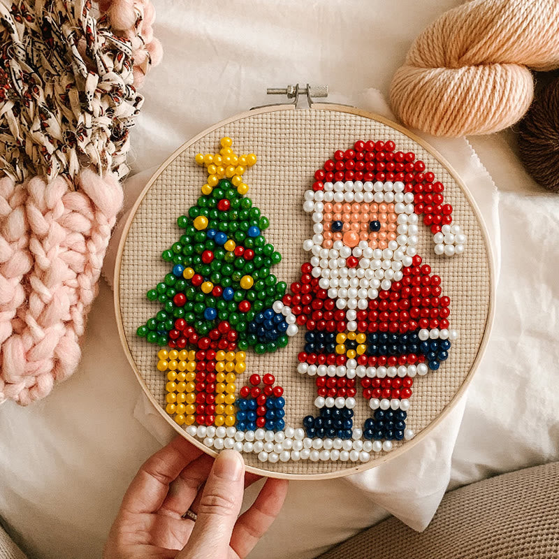 Rubbyoo Bead Embroidery Kit - Marry Christmas | Holiday Diy Artwork | Nice For Home Decor - image 8