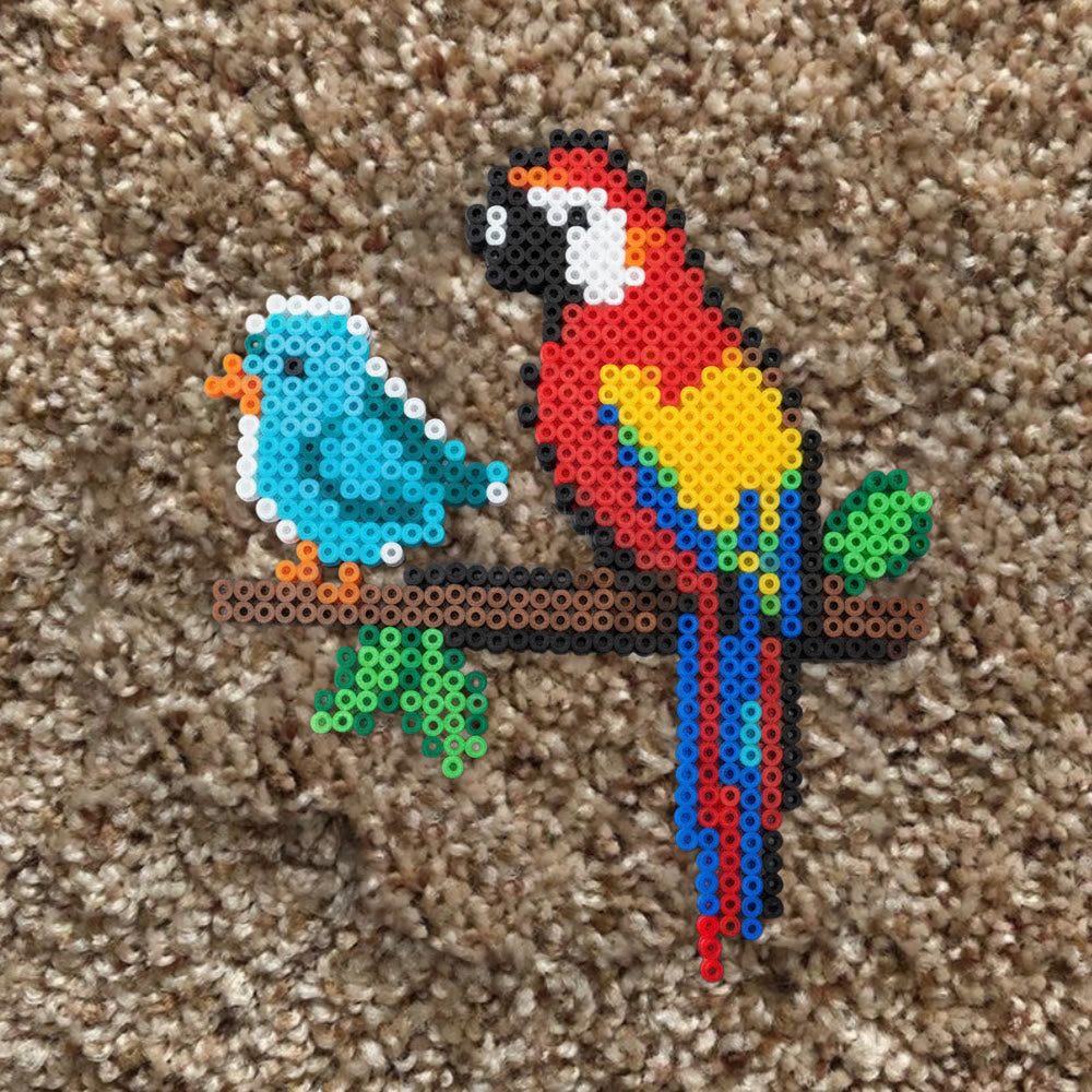 Rubbyoo Perler Beads Kit - Colourful Parrot | Creative Handmade Craft | Diy Pixel Toys For Kid  - image 9