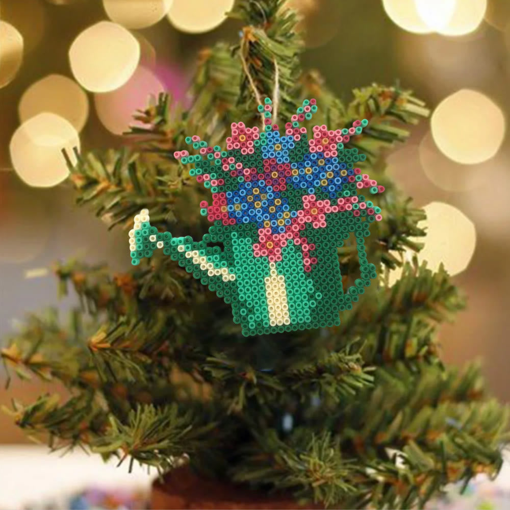 Rubbyoo Perler Beads Kit - Floral Pot | Easy Diy Craft  | Nice Present For Handmade Lovers - image 2