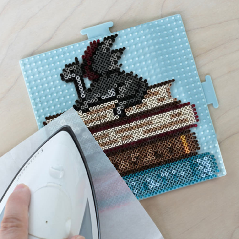 Rubbyoo Perler Beads Kit - Dragon And Book | Easy Handmade Craft | Diy Home Decoration - image 1