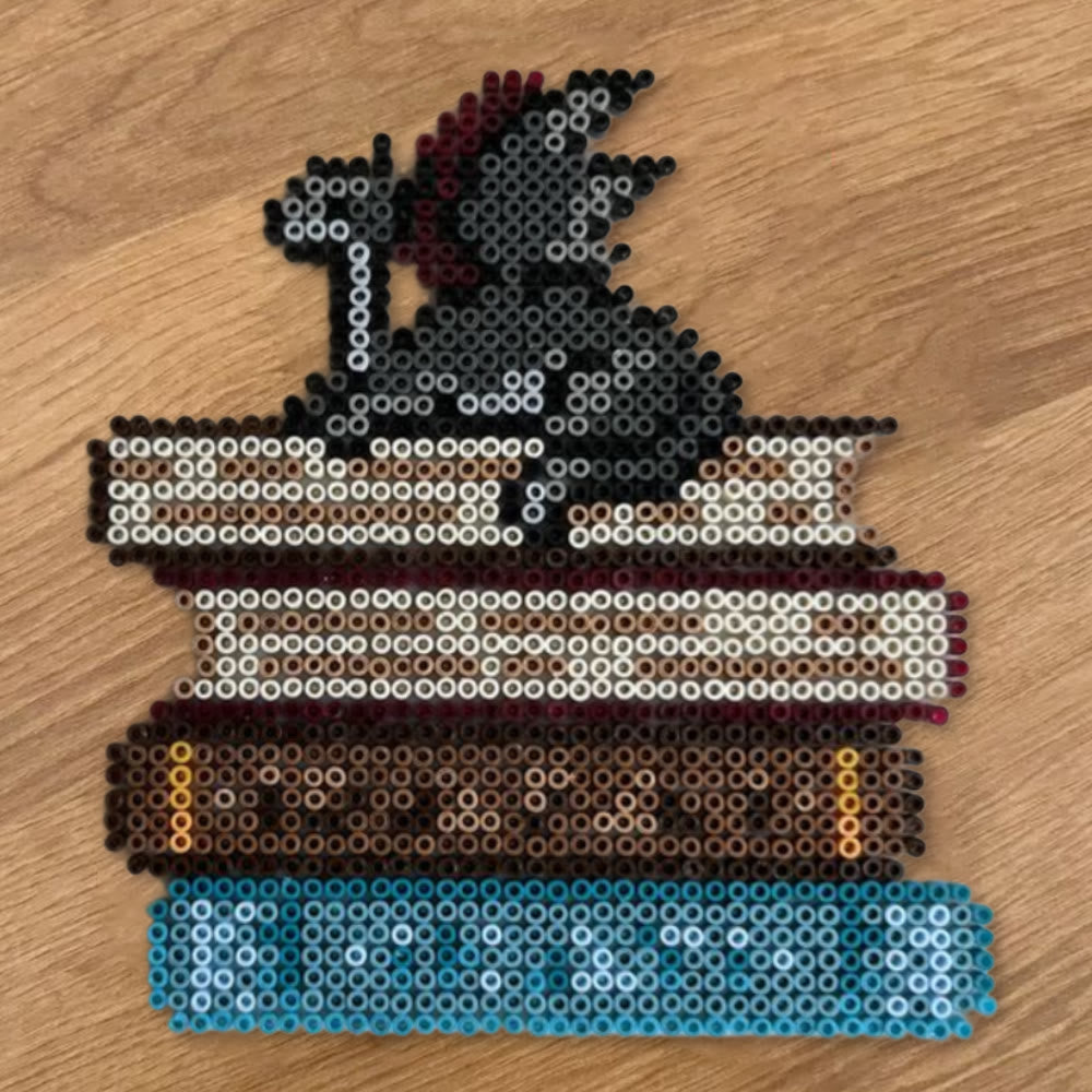 Rubbyoo Perler Beads Kit - Dragon And Book | Easy Handmade Craft | Diy Home Decoration - image 3